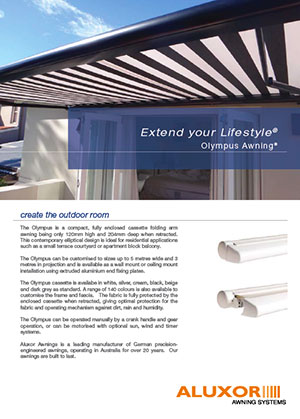 Aluxor Olympus Awning